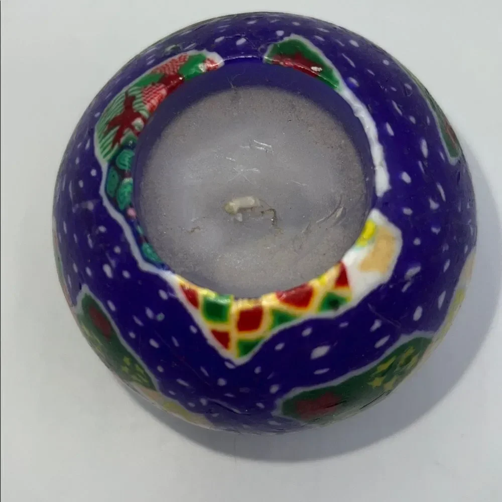 Vintage purple wax